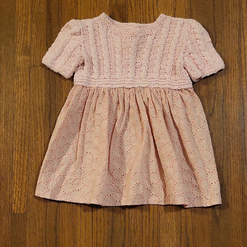 Pink Puff Sleeve Babydoll Dress